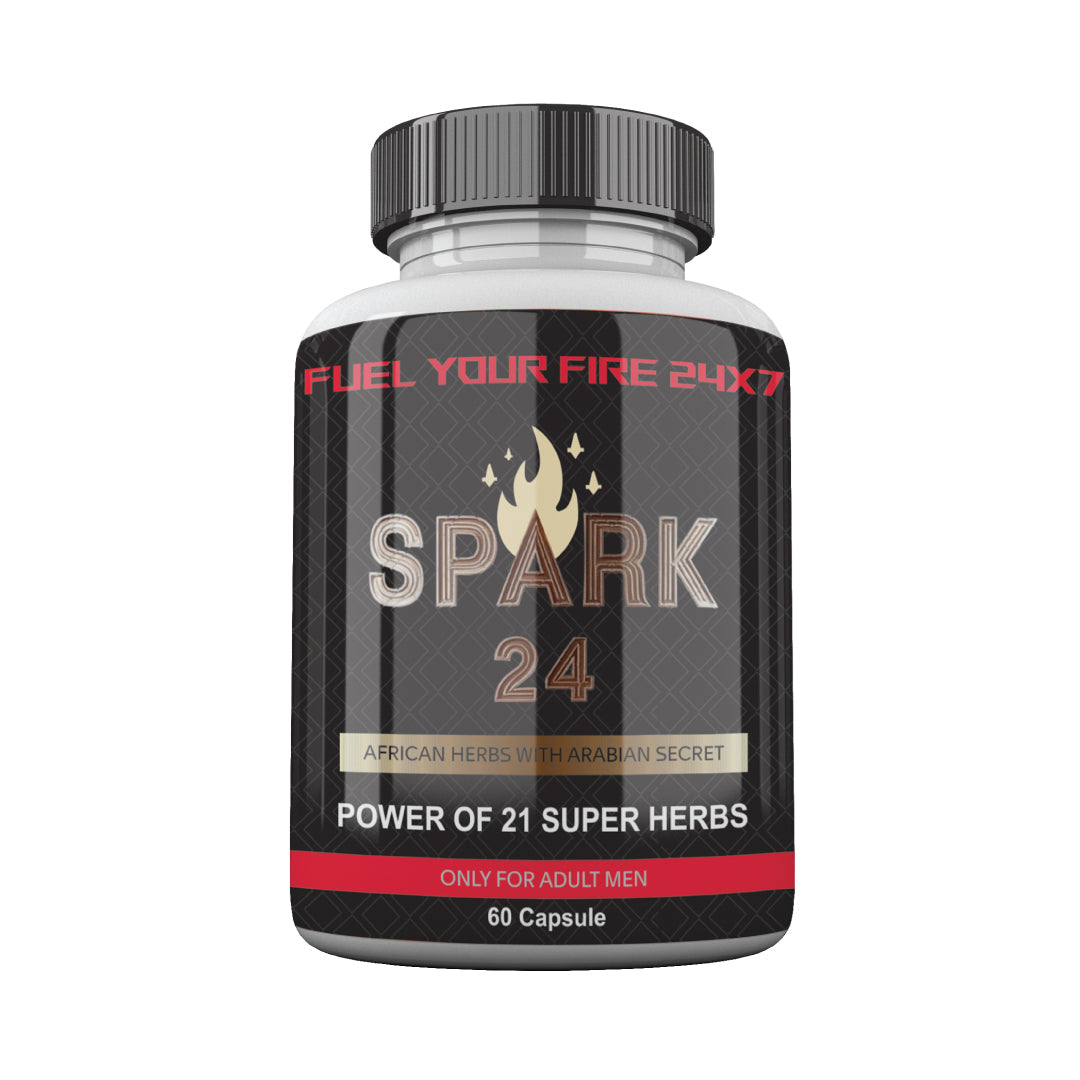 Shrichitt Ayurveda Spark 24 - 60 Capsules | Stamina & Physical Endurance Support