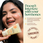 Moha: Face Sunscreen SPF 50+ PA++++ (50g)- No White Cast Broad Spectrum Sunscreen Cream