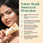 Moha: Face Sunscreen SPF 50+ PA++++ (50g)- No White Cast Broad Spectrum Sunscreen Cream