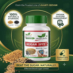 Sugar 2Fit by Avanti Jeevan | An Ayurvedic Supplement for Diabetes | Help in Controlling Blood Sugar (Pack of 1) 60 Veg Tablets