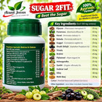 Sugar 2Fit by Avanti Jeevan | An Ayurvedic Supplement for Diabetes | Help in Controlling Blood Sugar (Pack of 1) 60 Veg Tablets
