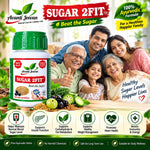 Sugar 2Fit by Avanti Jeevan | An Ayurvedic Supplement for Diabetes | Help in Controlling Blood Sugar (Pack of 1) 60 Veg Tablets