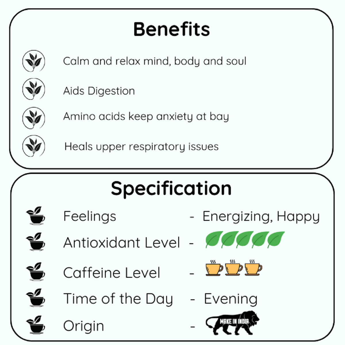 Radhikas Fine Teas Sagittarius Ginger Tea - 100gm