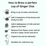 Radhikas Fine Teas Sagittarius Ginger Tea - 100gm