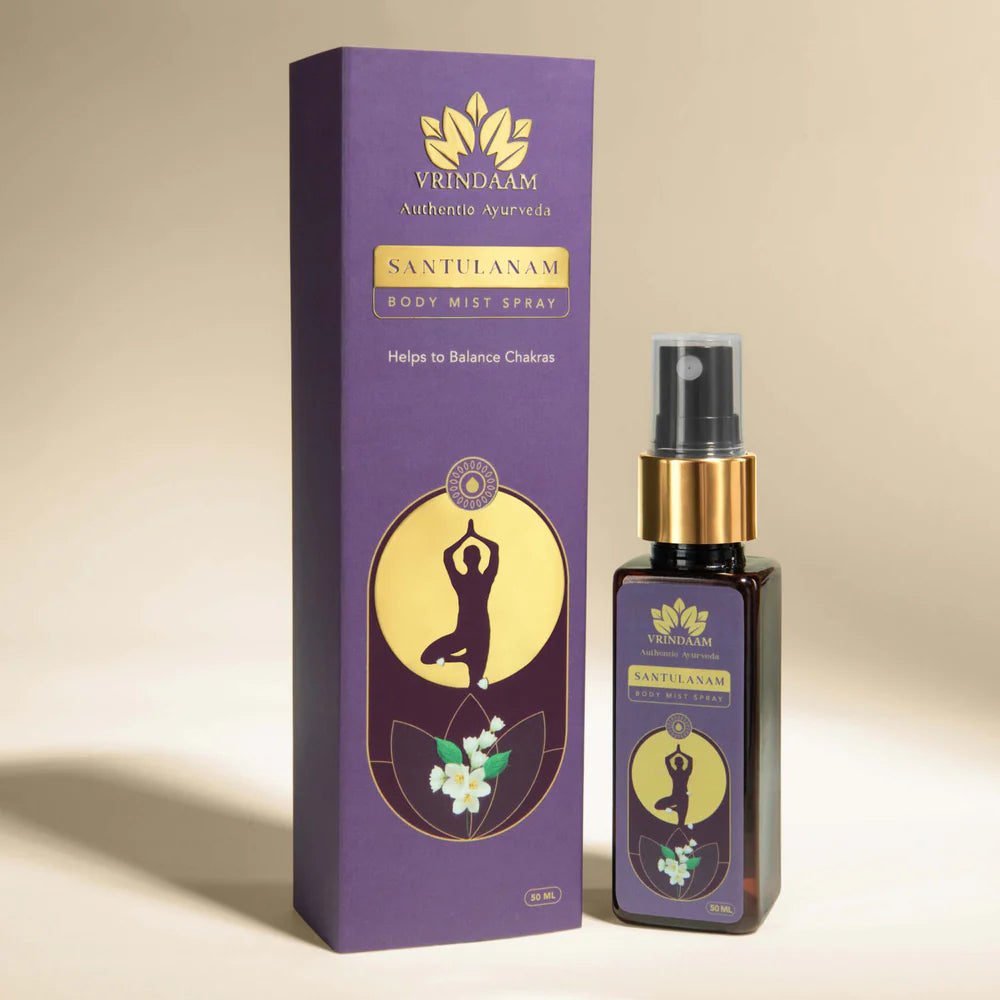 Vrindaam Santulanam Therapeutic and Aromatic Body Mist Spray - 50ml