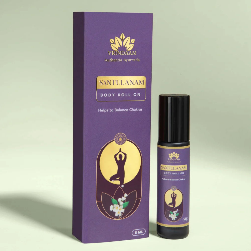 Vrindaam Santulanam Therapeutic and Aromatic Roll On - 8ml