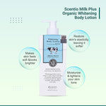 Scentio Milk Plus Organic Whitening Body Lotion 400ml – Anti-Wrinkle & Skin Tightening
