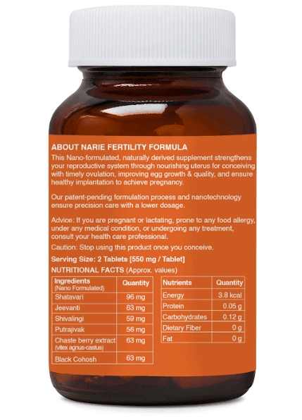 Zeroharm Sciences Narie Fertility Formula Tablet