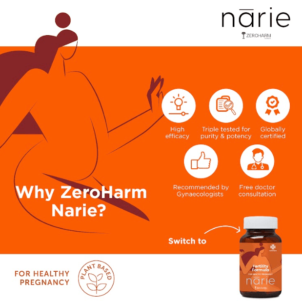 Zeroharm Sciences Narie Fertility Formula Tablet