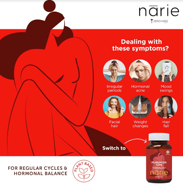 Zeroharm Sciences Narie PCOS/PCOD Care Tablet