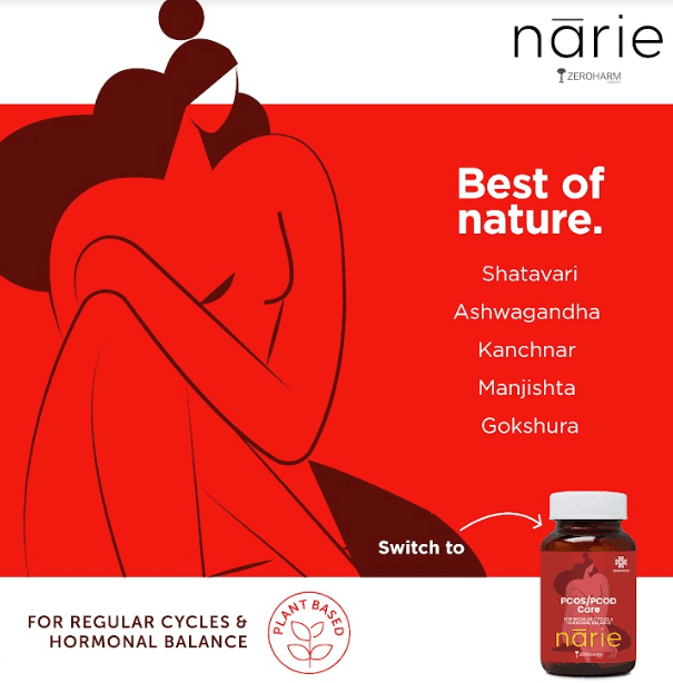 Zeroharm Sciences Narie PCOS/PCOD Care Tablet