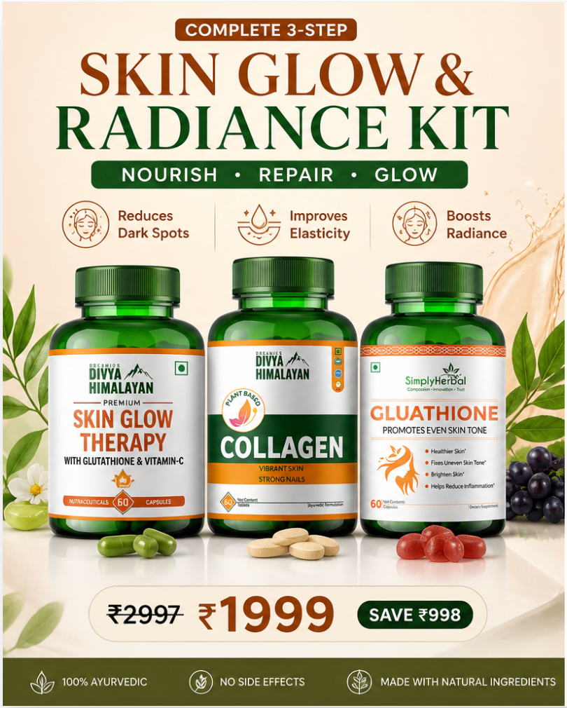 Skin Glow & Collagen Booster Kit – Brighten, Firm & Nourish | 60 Days