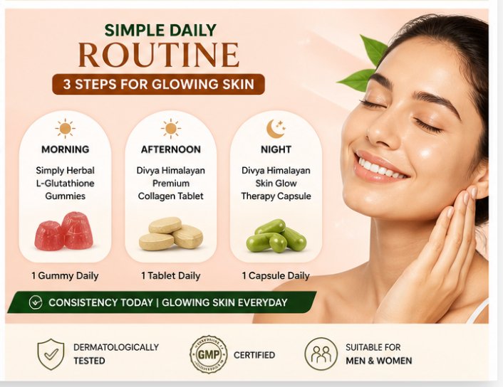 Skin Glow & Collagen Booster Kit – Brighten, Firm & Nourish | 60 Days