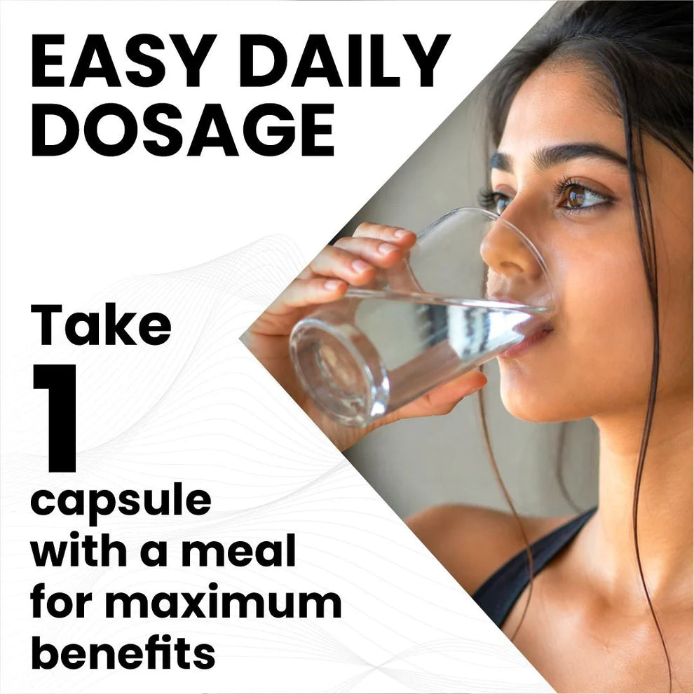 Raskam Sea Moss | 150MG | 60 Capsules - Organic Irish Sea Moss Powder | Bio available Minerals for Thyroid , Skin and Joint Support