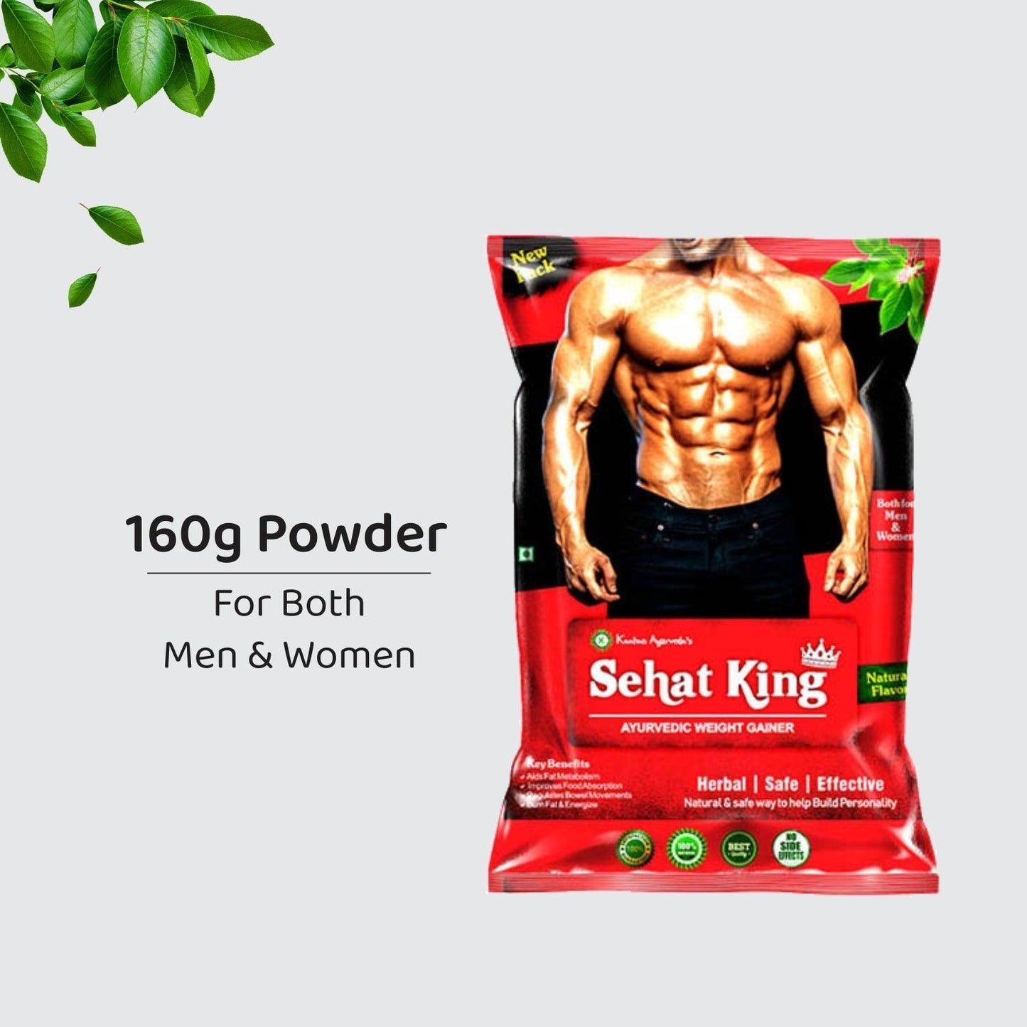 Kaahan Ayurveda Sehat King Powder – Premium Weight Gainer Powder