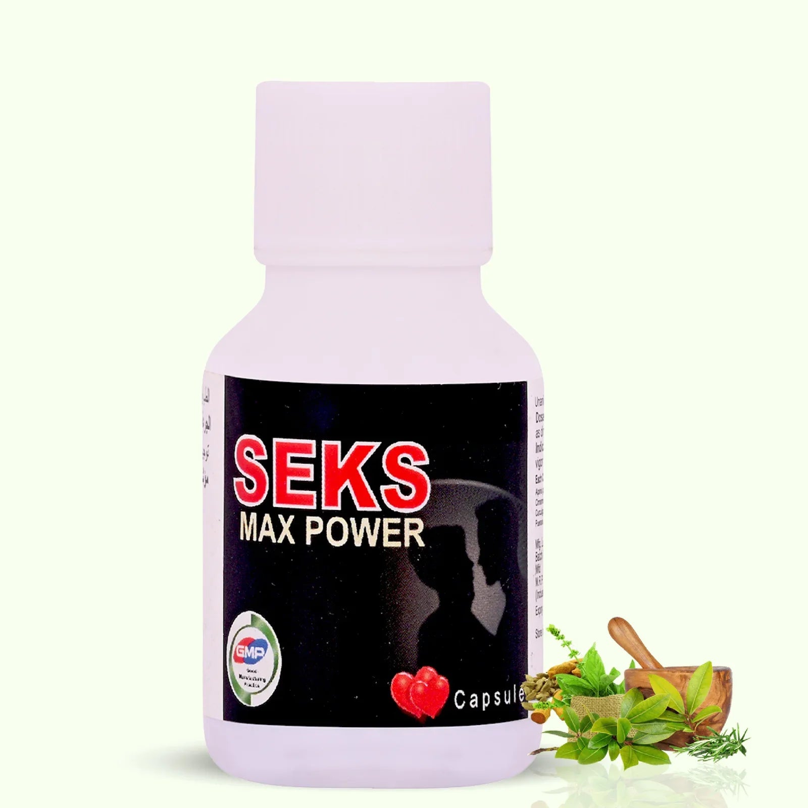 Hashmi Seks Max Power Capsules - Masculine Resilience & Daily Endurance Support (20 Capsules)
