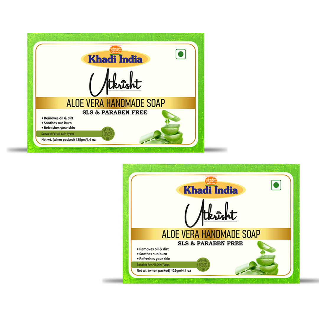 Utkrisht Khadi Chandan Haldi Soap (125g)
