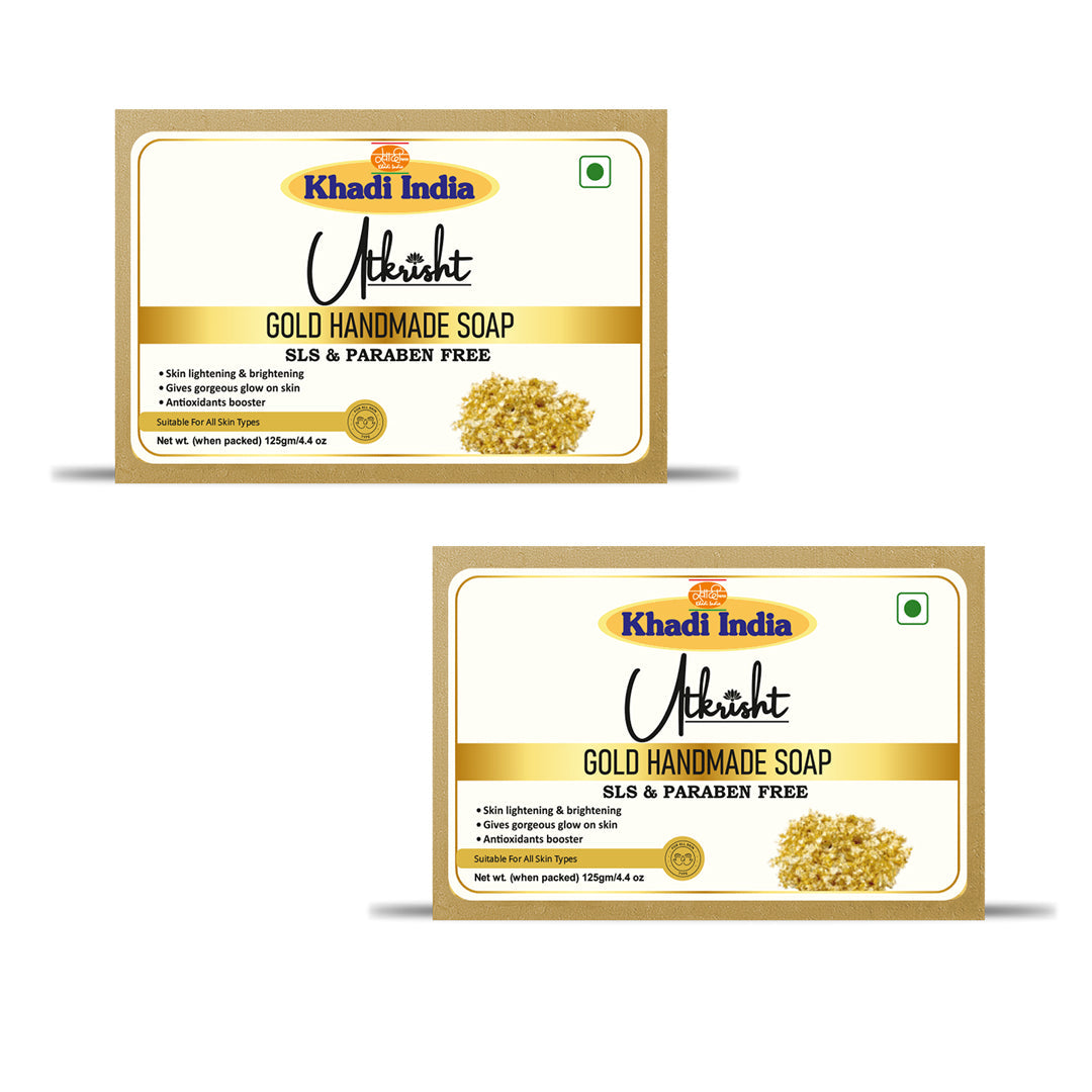 Utkrisht Khadi Gold Soap (125g)