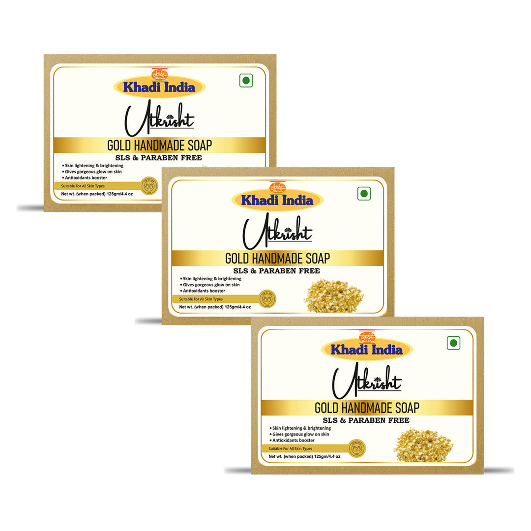 Utkrisht Khadi Gold Soap (125g)