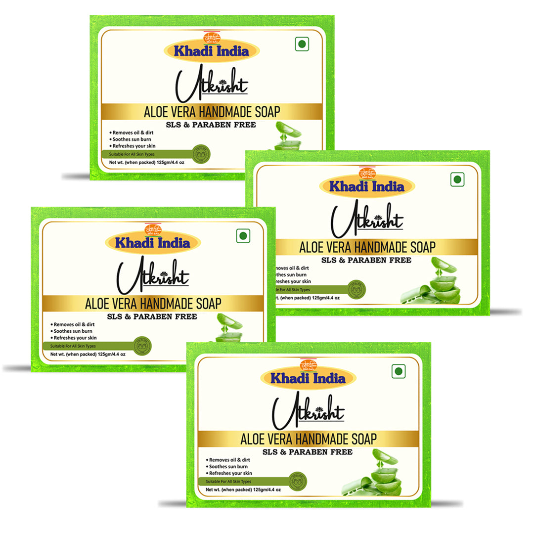 Utkrisht Khadi Aloe Vera Soap (125g)