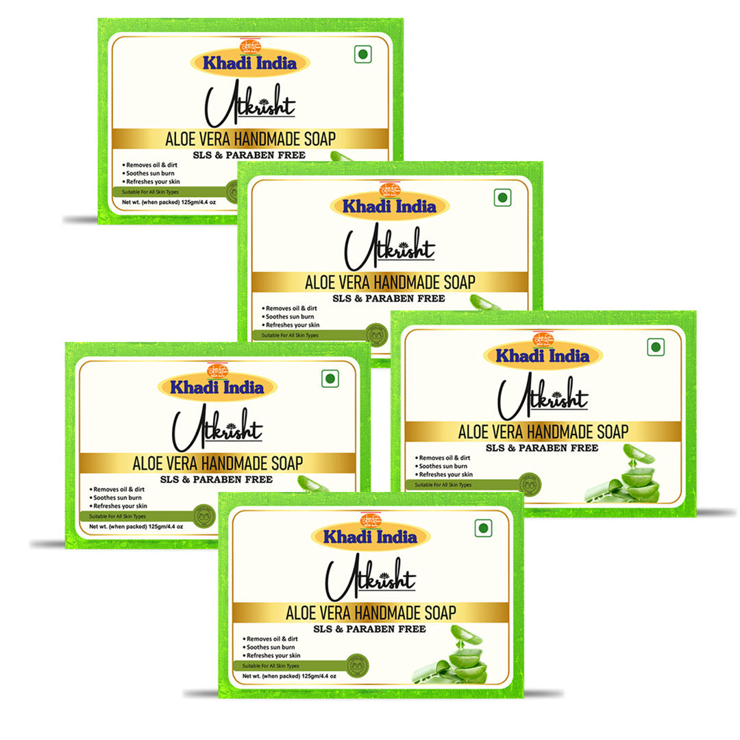 Utkrisht Khadi Chandan Haldi Soap (125g)
