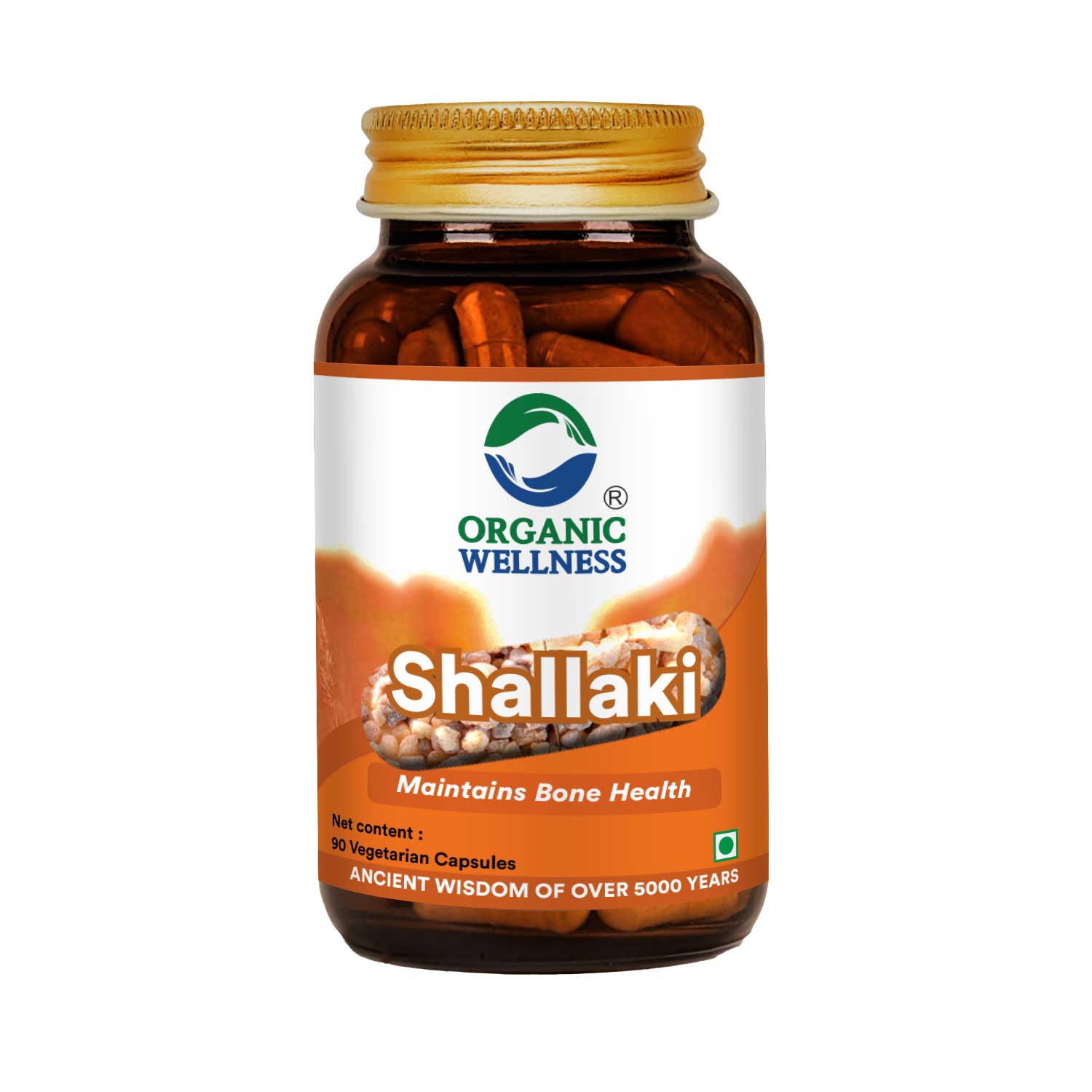 Organic Wellness Shallaki Capsules -  90 Capsules
