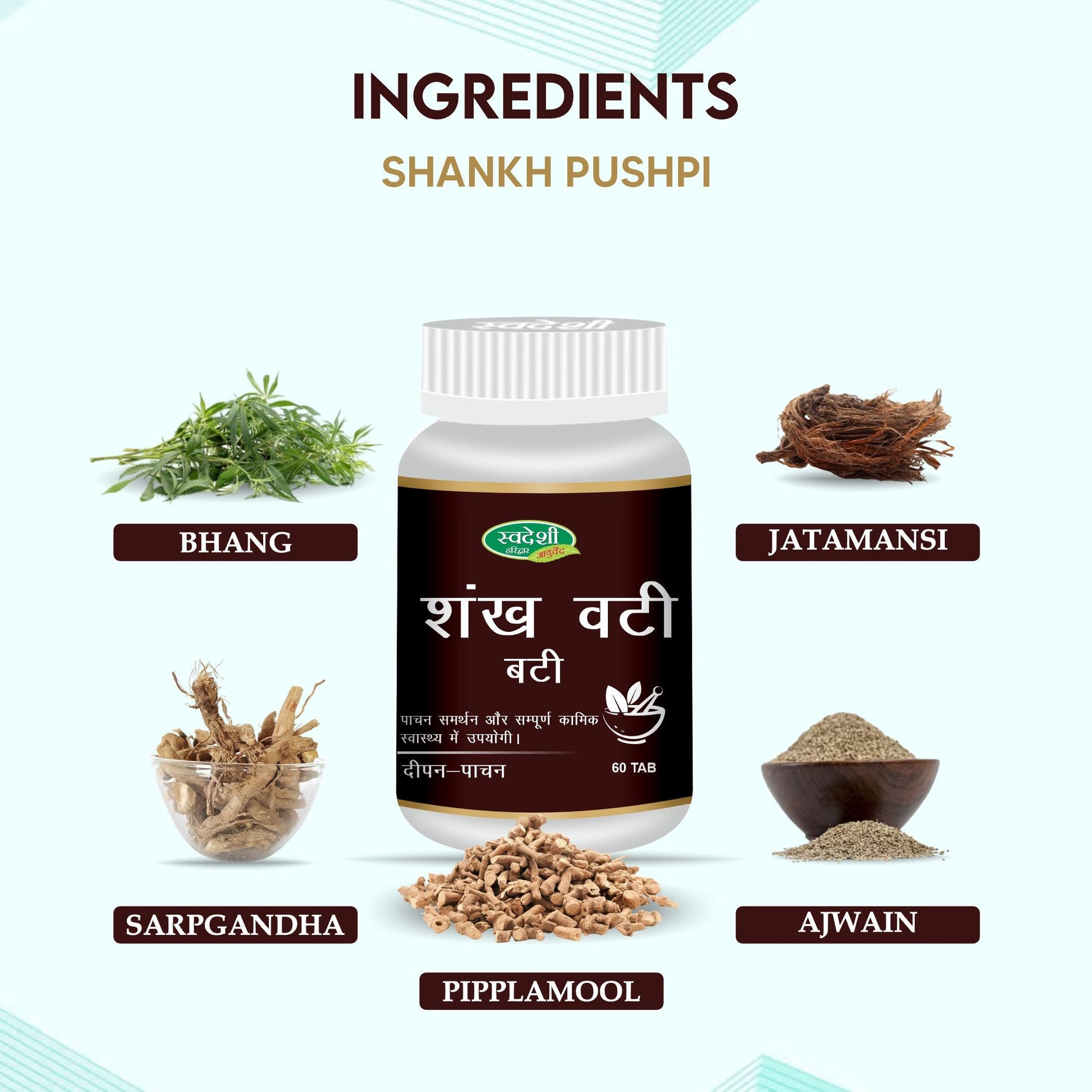 Swadeshi Shankh Vati - 60 Tablets