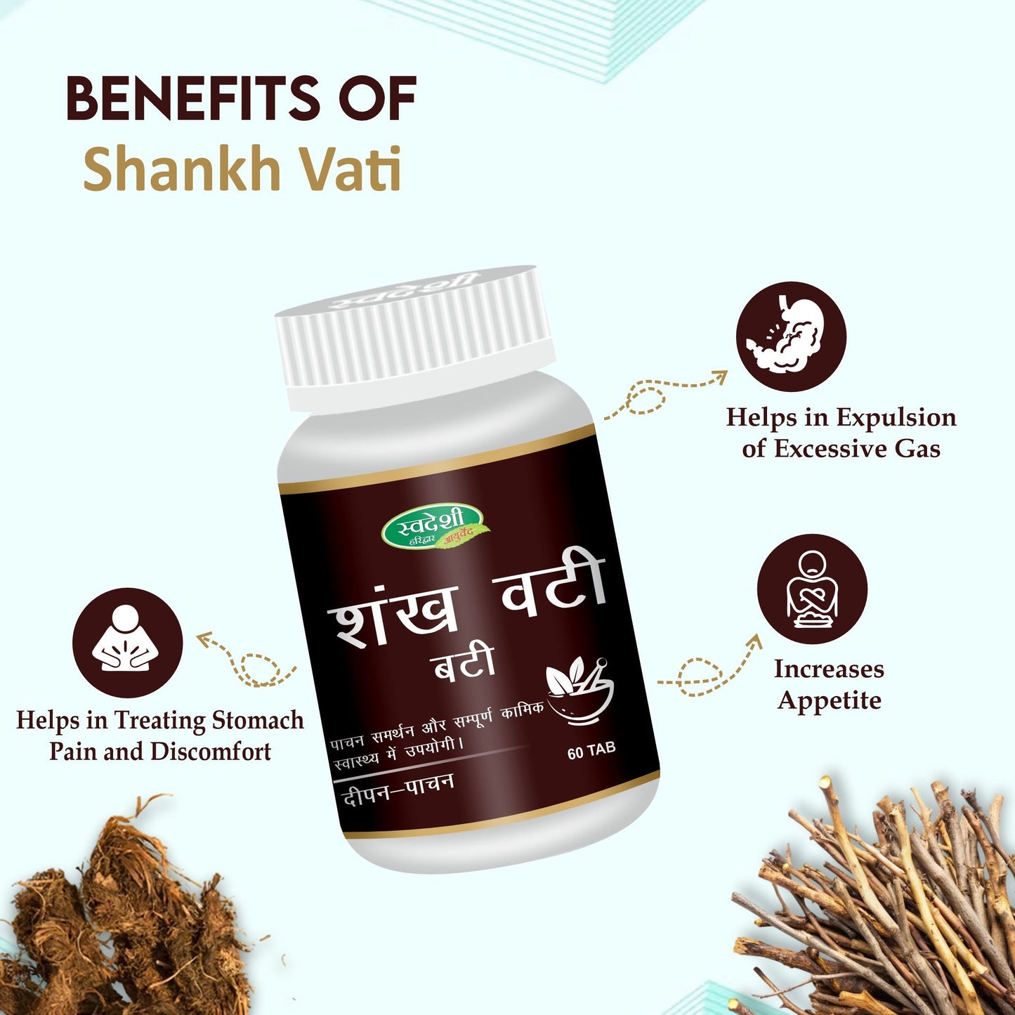 Swadeshi Shankh Vati - 60 Tablets