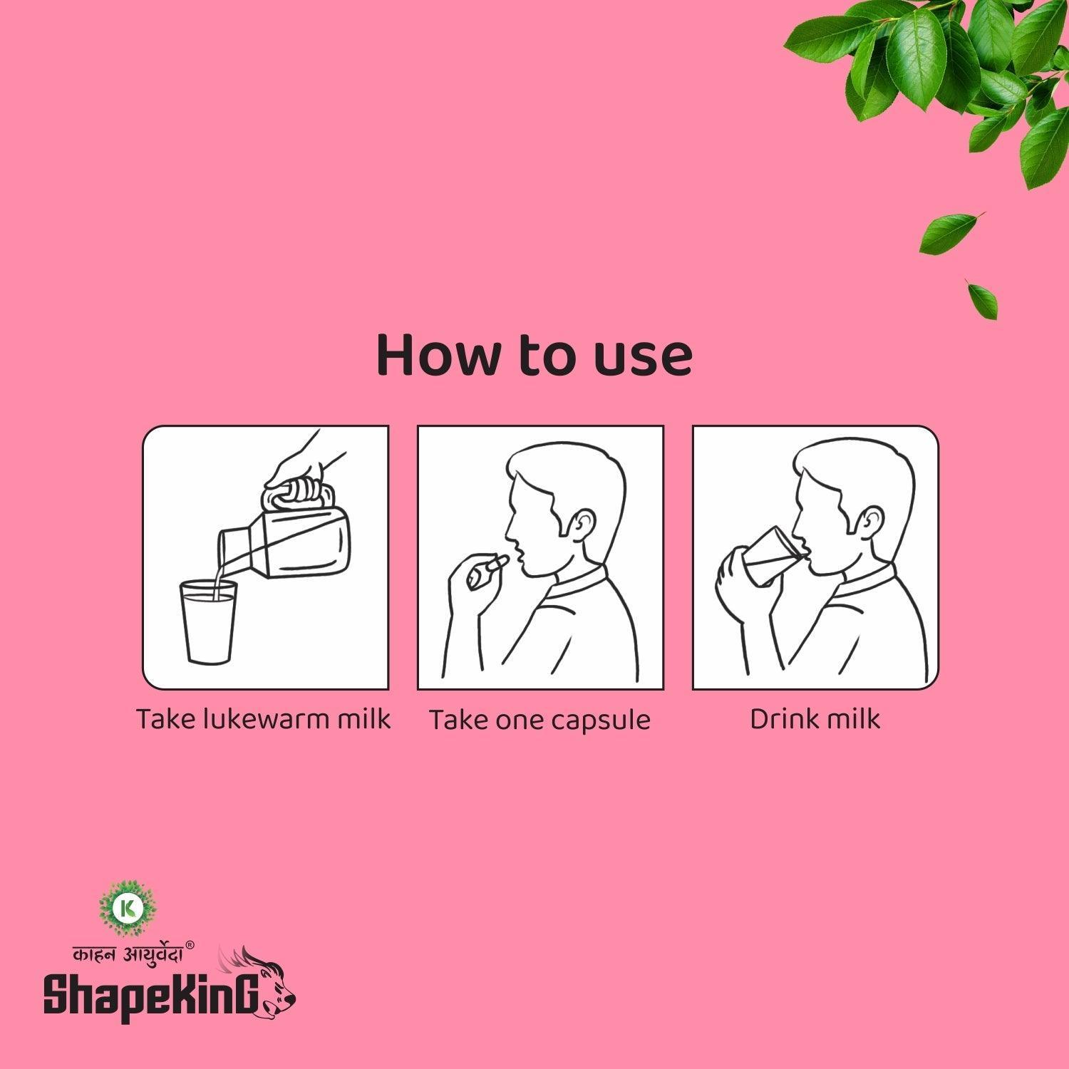 Kaahan Ayurveda ShapeKing Capsule - 60 Caps