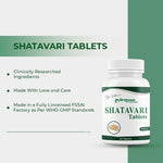Dr. Satnam’s Arogyam Ayurveda Shatavari Tablets (500mg, 60 Tablets) | Pure Adaptogenic Shatavari Extract for Hormonal Balance, Lactation & Female Vitality