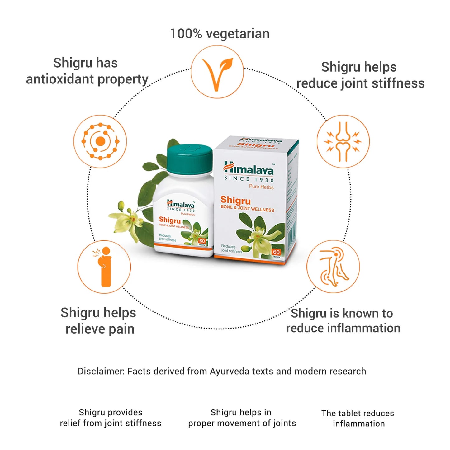 Himalaya Shigru Tablet Bone & Joint Wellness - 60 Tablets