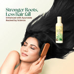 Moha: Shikakai & Bhringraj Shampoo (200ml) - Ayurvedic Anti-Hairfall & Strengthening Shampoo