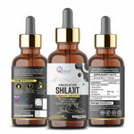 Raskam Pure Himalayan Shilajit liquid Drops - 30ml | Rich in Fulvic acid | Natural extract from Himalayas | 100% Pure Shilajit | Boosts Stamina And Energy | Boosts Stamina And Energy