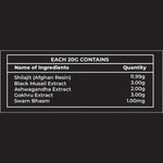 Poshan Afghan Shilajit Gold Resin - 20g