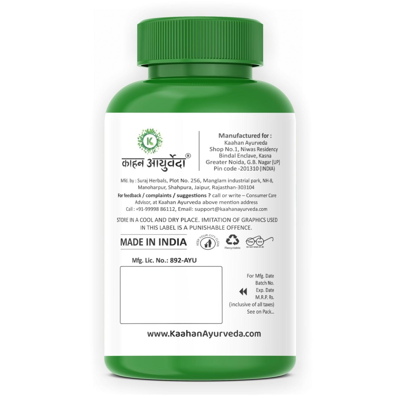 Kaahan Ayurveda Shilajit Capsule - 60 Caps