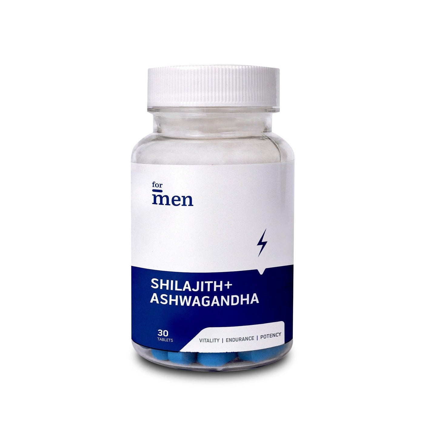 ForMen Shilajith + Ashwagandha Tablet Vitality, Strength, Endurance