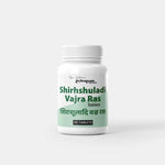Dr. Satnam’s Arogyam Ayurveda Shirhshuladi Vajra Ras (60 Tablets) | Classical Herbo-Mineral Formulation for Chronic Headaches, Migraines & Sinus Neuralgia