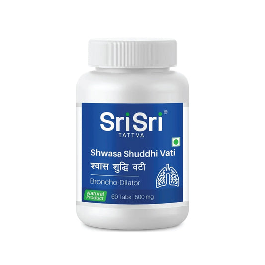 Sri Sri Tattva Shwasa Shuddhi Vati Tablets - 500mg - 60 Tablets