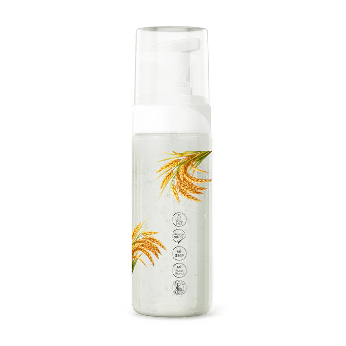 Goodcare Rice Water Foaming Face Wash 150 ml | With Niacinamide 2% & Cucumber | Gentle Barrier Repair Cleanser | SLS & Paraben Free