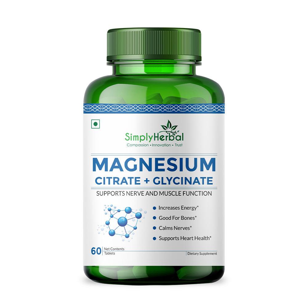 Simply Herbal Magnesium Citrate Tablet - 90 Tablets
