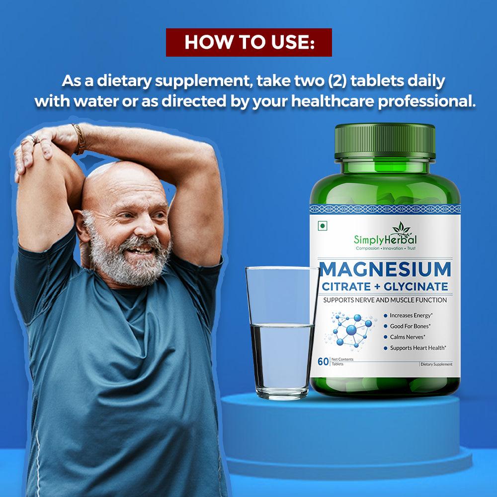 Simply Herbal Magnesium Citrate Tablet - 90 Tablets