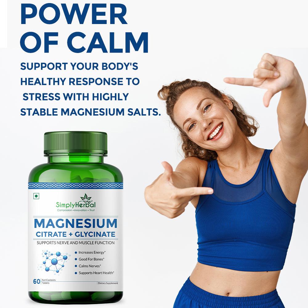 Simply Herbal Magnesium Citrate Tablet - 90 Tablets
