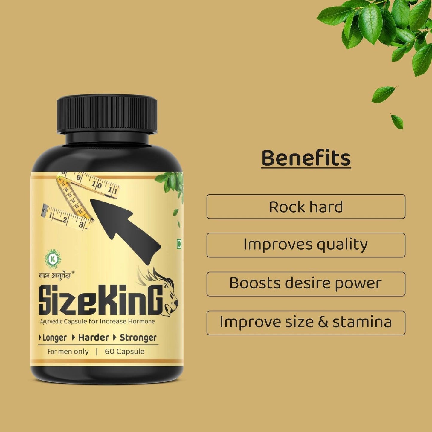 Kaahan Ayurveda SizeKing Capsule