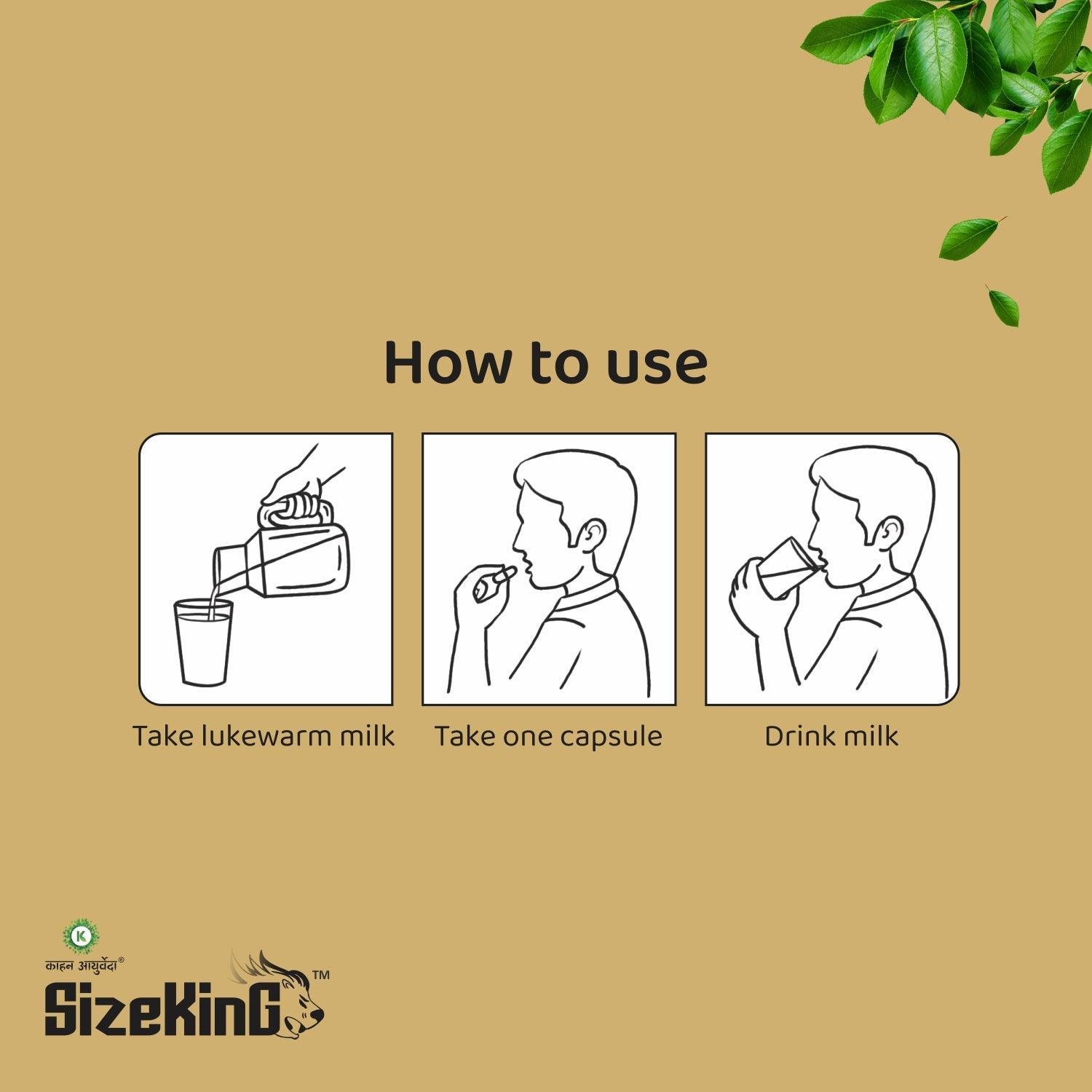 Kaahan Ayurveda SizeKing Capsule