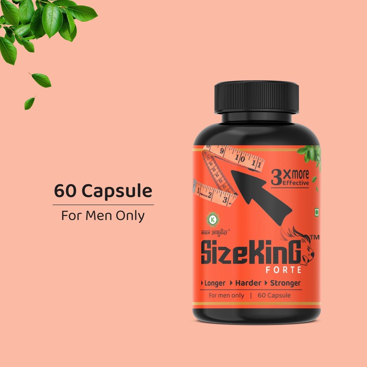 Kaahan Ayurveda SizeKing Forte Capsule