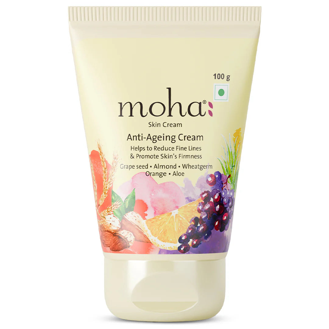 Moha Anti-Ageing Cream 100g - Ayurvedic Wrinkle Repair & Face Glow Cream