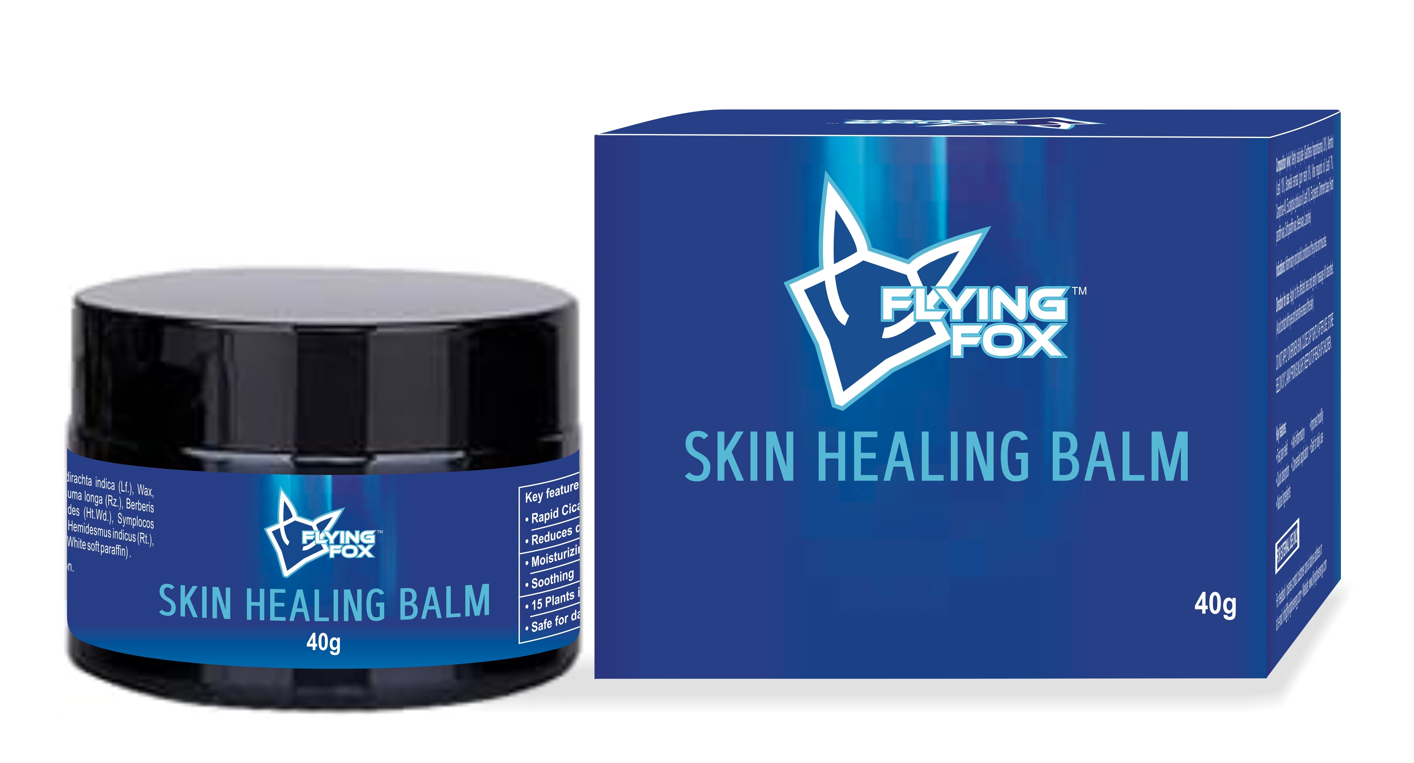 Flying Fox Skin Healing Balm - Intensive Repair for Dry, Cracked Skin (40g)
