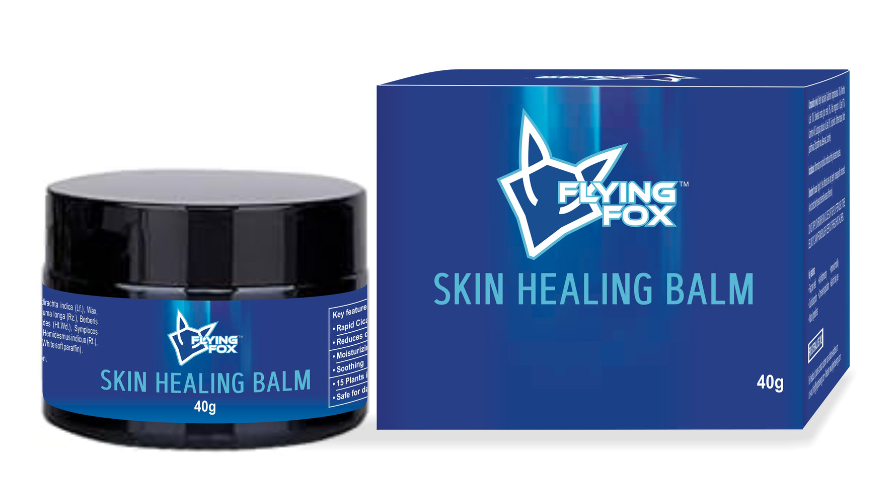 Flying Fox Skin Healing Balm - Intensive Repair for Dry, Cracked Skin (40g)