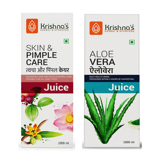 Krishna's Skin & Pimple Care 1000 ml | Aloe Vera Juice 1000 ml