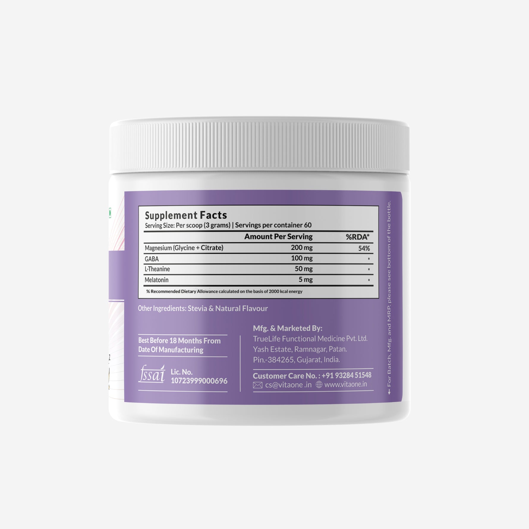 Vitaone Advanced Sleep Support Powder - 180gms